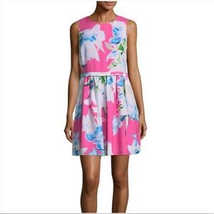 Cece pink floral dress